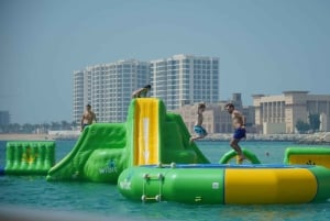 Надувной аквапарк с 8+ полями на Пальме Джумейра в Дубае