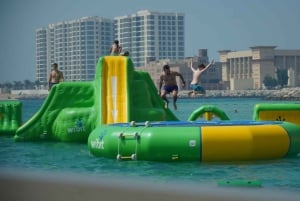 Надувной аквапарк с 8+ полями на Пальме Джумейра в Дубае