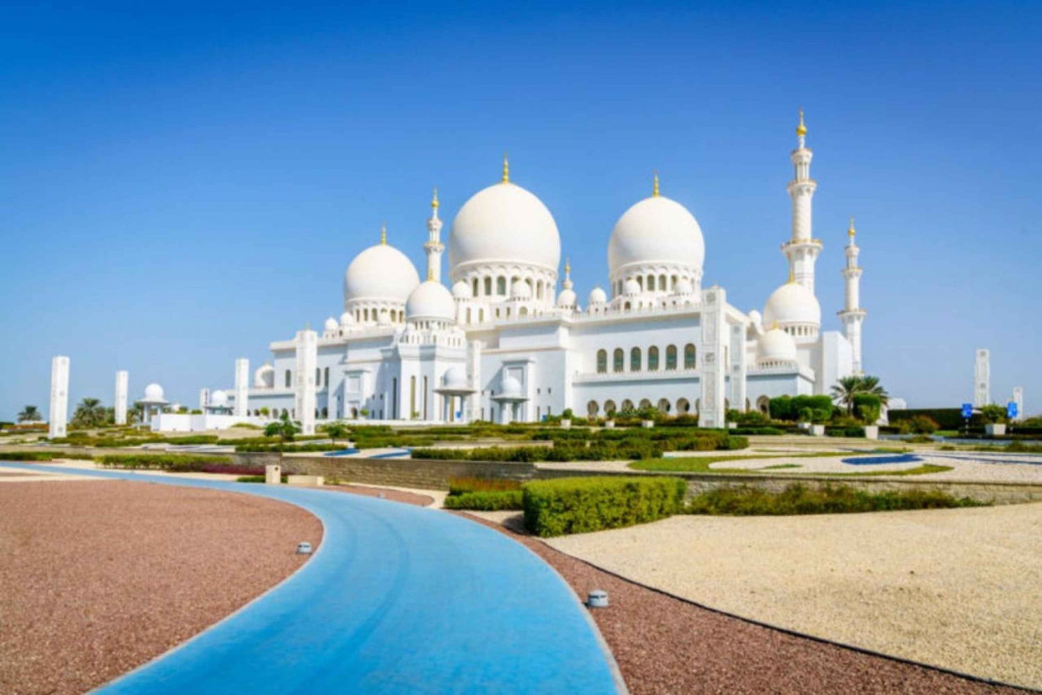 Excursão de 1 dia a Abu Dhabi com entrada na Grande Mesquita Carro particular