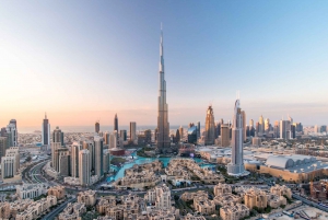 Burj Khalifa 124 & Lunch or Dinner at Rooftop, The Burj Club