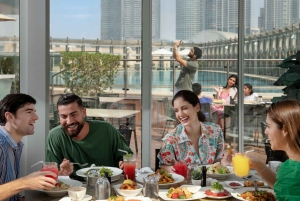 Burj Khalifa: Piso 124, 125 e refeição de 3 pratos no Burj Club