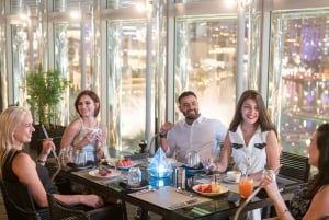 Burj Khalifa: piso 124 comida o cena en la azotea Burj Club
