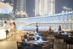 Dubai: Burj Khalifa 124. etasje og middag/lunsj på Burj Club