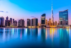 Dubai: Burj Khalifa 124. etasje og middag/lunsj på Burj Club