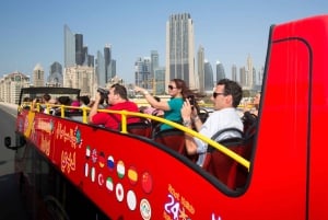 Stadtrundfahrt Dubai Hop-On/Hop-Off-Bustour & Dhow-Bootsfahrt