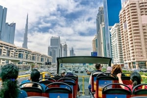 Stadtrundfahrt Dubai Hop-On/Hop-Off-Bustour & Dhow-Bootsfahrt