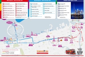 Stadtrundfahrt Dubai Hop-On/Hop-Off-Bustour & Dhow-Bootsfahrt