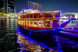 Dubai: Dhow Cruise with Tanoura Show & Dinner Buffet