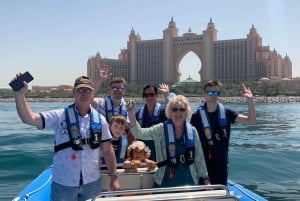 Dubái: tour lancha 1,5h de Marina, Atlantis y Burj Al Arab