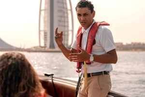 Dubaj: 100-minutowy rejs łodzią motorową, widok na Atlantis i Burj Al Arab
