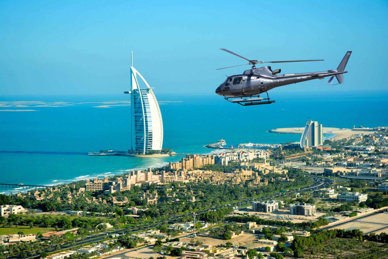 Dubai: Passeio de helicóptero de 12 minutos com os destaques da cidade vistos de cima