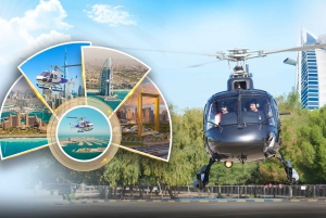 Dubaï : Visite privée de 12 minutes en hélicoptère + prise en charge gratuite à l'hôtel