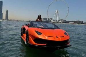 Дубай: 20-минутный тур на автомобиле Lamborghini Jet Car