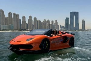 Дубай: 20-минутный тур на автомобиле Lamborghini Jet Car