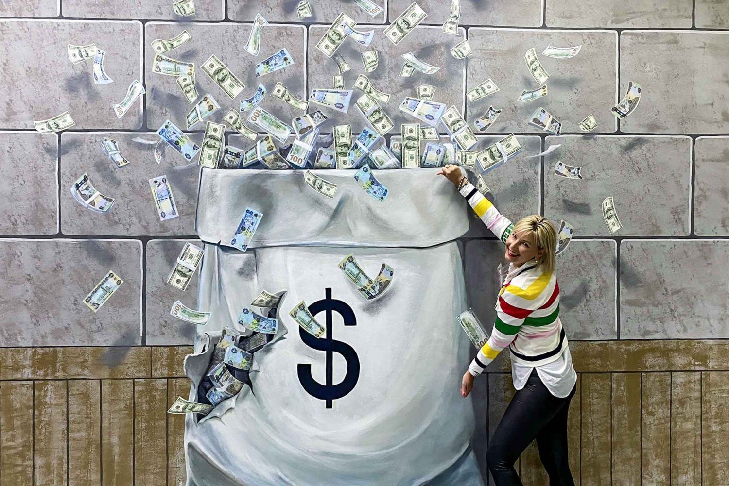 ドバイ3D世界トリックアート自撮り博物館の入り口