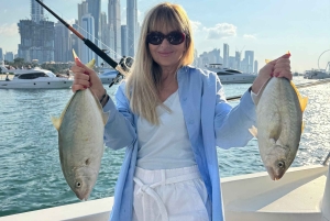 Dubai: 4 Uur privé diepzee/trolling vistocht