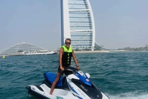 Dubai: Aventura en moto acuática con vistas al Burj Khalifa y al Burj Al Arab