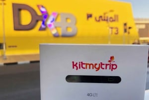 Dubai 4G Pocket WiFi mieten (DXB Flughafen Pick Up)