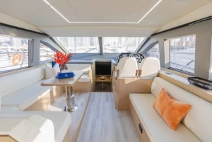 Dubai Private Yacht Tour with Swimming Drinks and BBQ Option