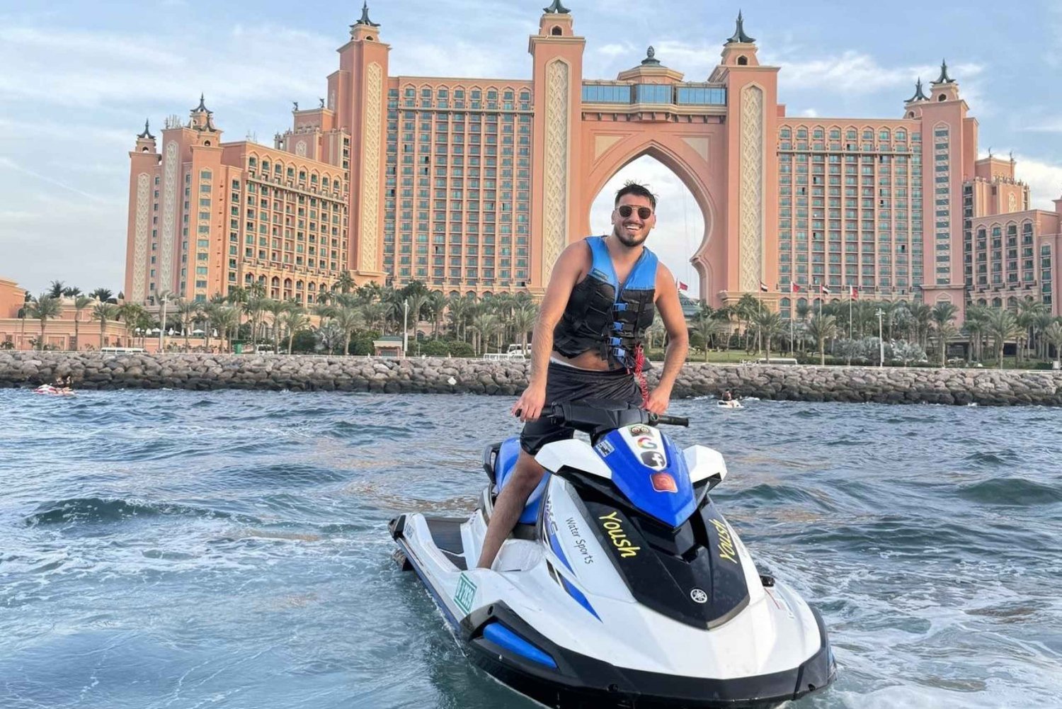 Dubai: Tour in moto d'acqua dell'Atlantis the Palm e del Burj Al Arab