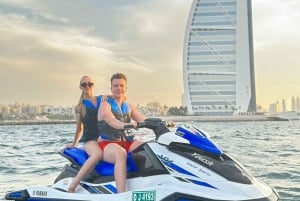 Dubai: Atlantis de Palm & Burj Al Arab Jet Ski Tour