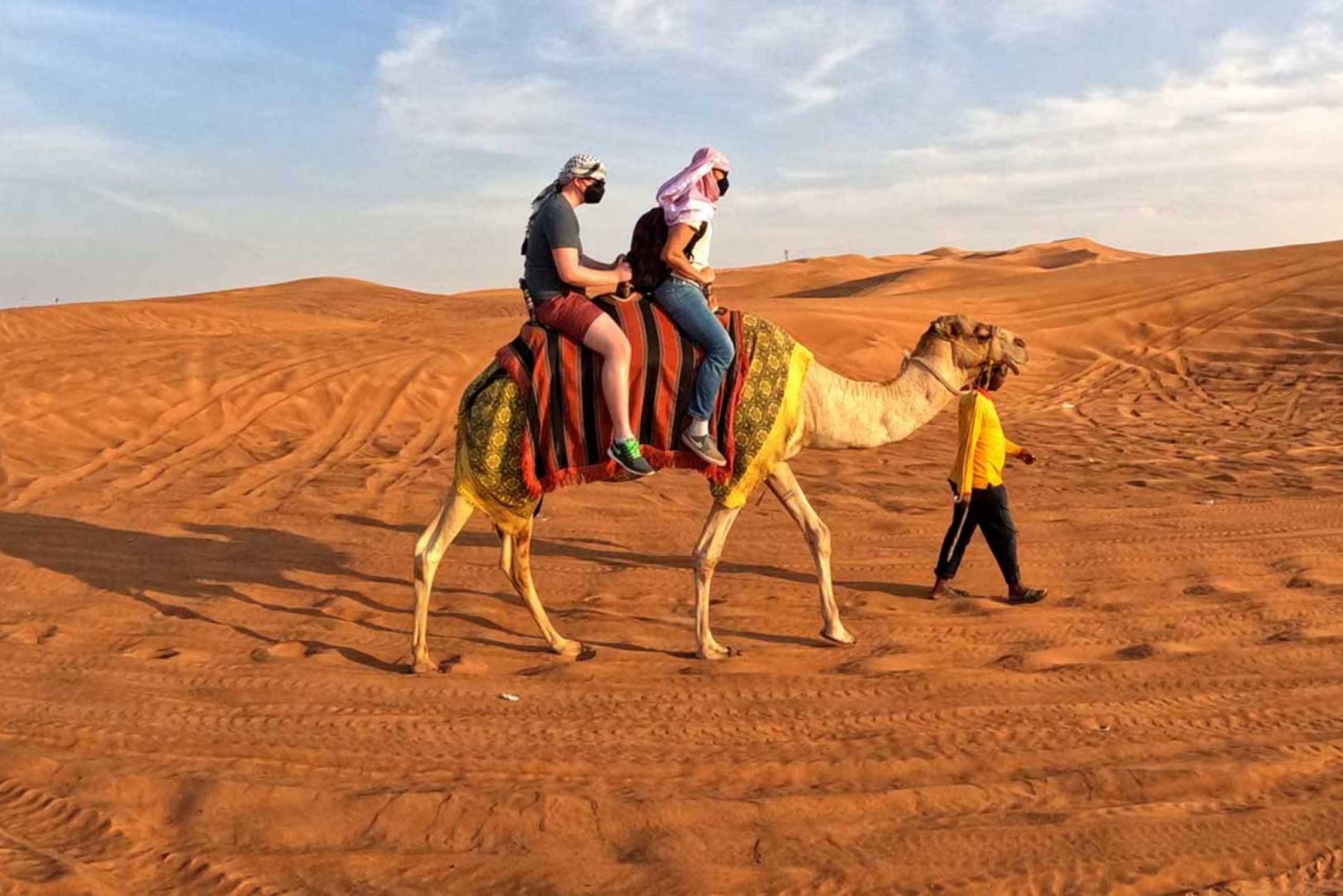 Dubai: Desert Camel Ride with Live Shows & BBQ Buffet Dinner