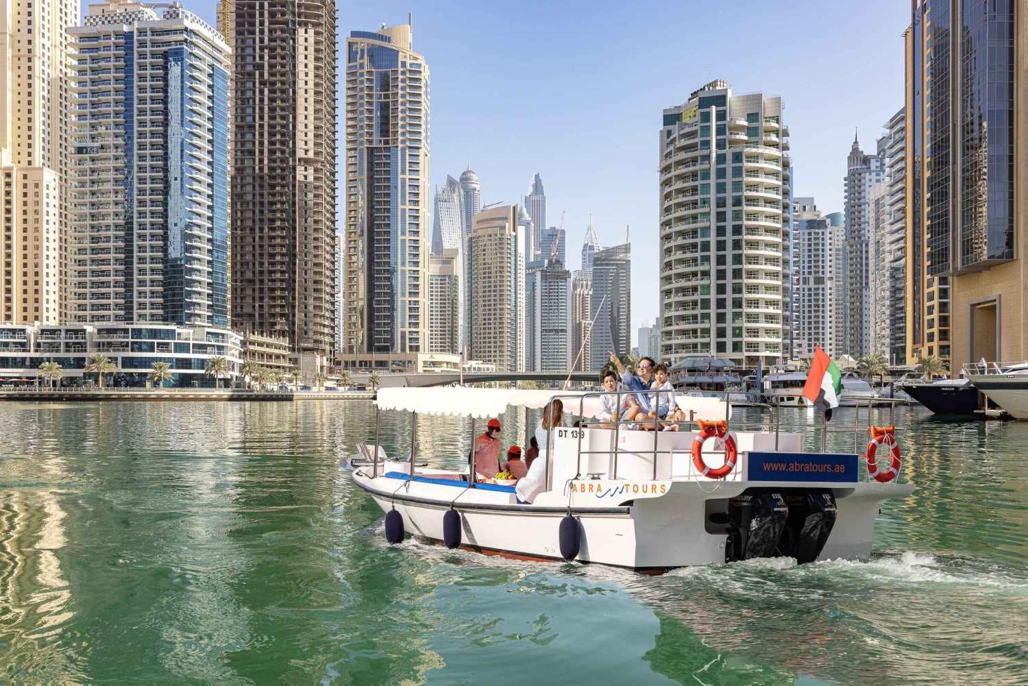 Dubai: Abra-boottocht in Dubai Marina, Ain Dubai, JBR