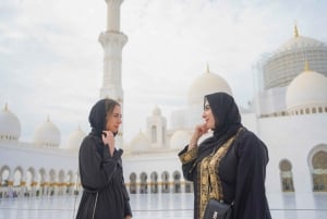 Dubaï : Excursion d'une journée à Abu Dhabi Grande mosquée, palais royal et déjeuner