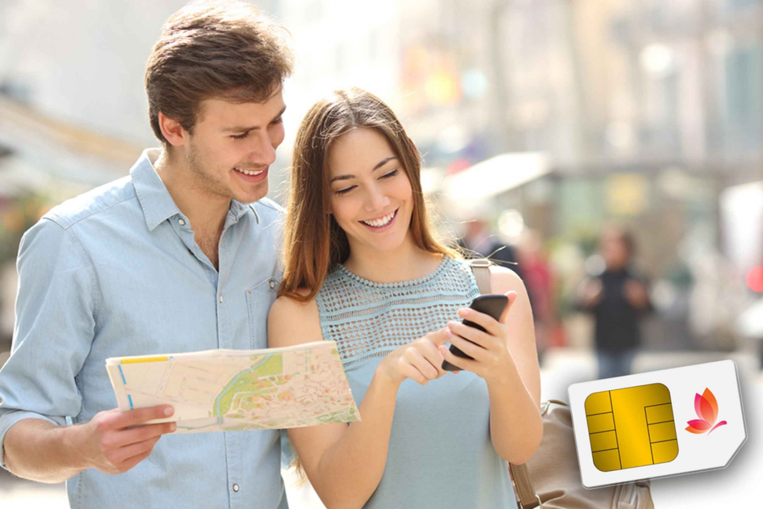 Dubai Airport: 5G/4G Tourist SIM Card for UAE Data and Calls