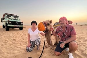Heritage Safari, kamelritt och middag i Al Marmoom Oasis