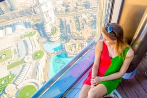 Dubai: Akvarium & Burj Khalifa Nivå 124, 125 Kombinationsbiljett