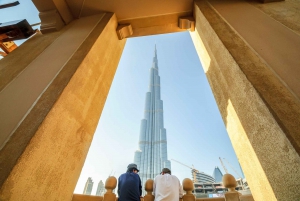 Dubai: Kombinasjonsbillett til akvarium og Burj Khalifa nivå 124, 125