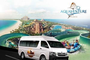 Dubai: Atlantis Aquaventure sisäänpääsylipun kanssa kuljetukset