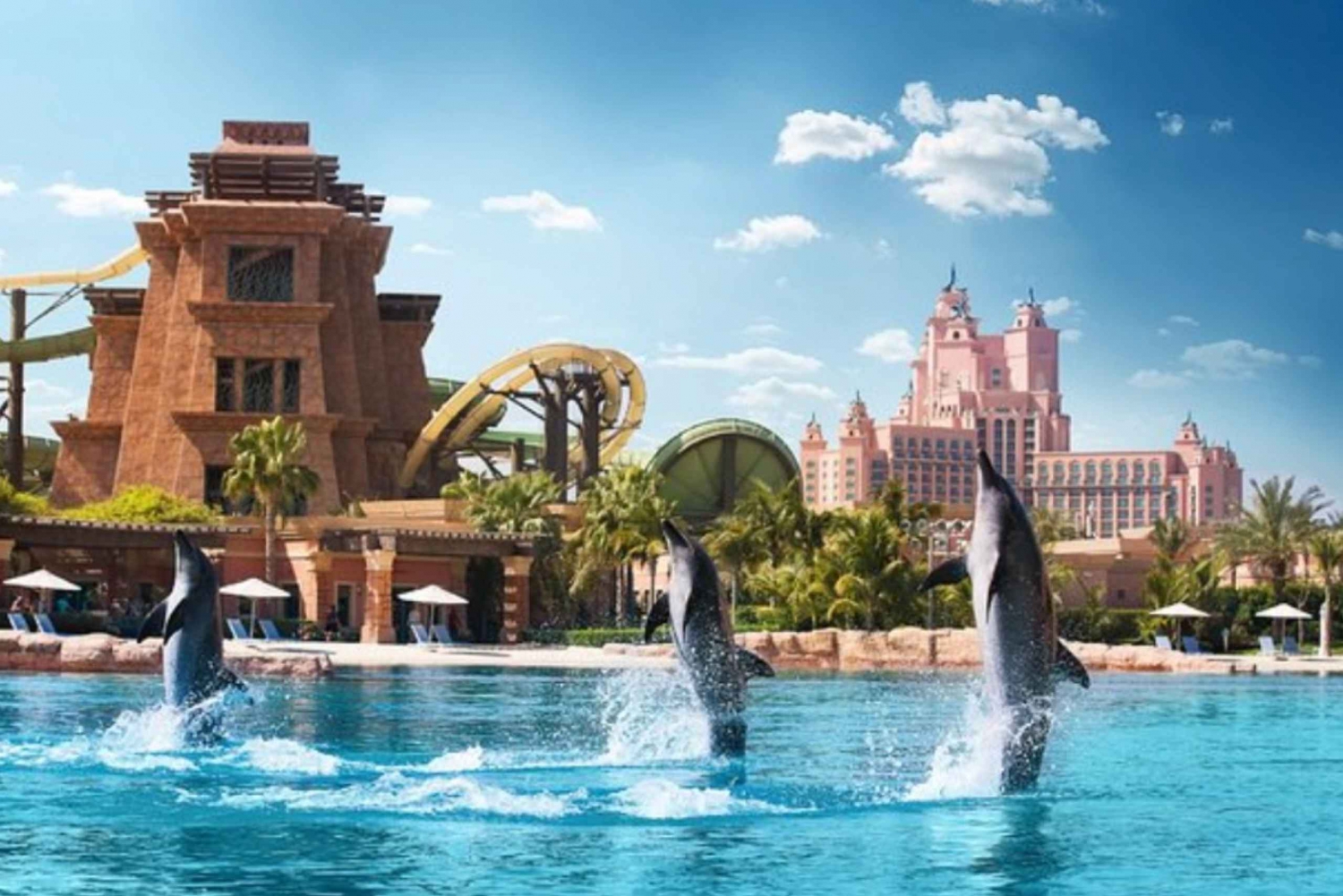 Dubai: Atlantis Dolphin Kayak Trip with Aquaventure Park