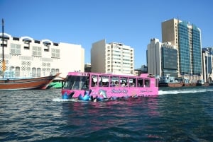 Dubai: Giro in mongolfiera e tour in autobus delle meraviglie, tour del cielo, del mare e della terra