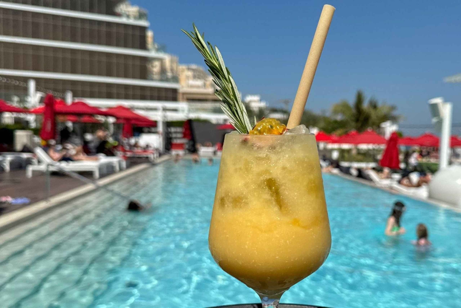 Dubai: Día de playa en la Palmera con vistas al horizonte