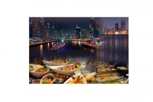 Dubai: Bedste Dhow Cruise-middag i marinaen