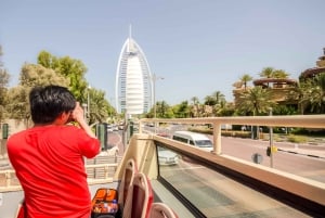 Dubai: Dhow Cruise: Big Bus Hop-On Hop-Off Tour & Dhow Cruise