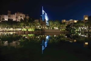 Dubai: Big Bus Panoramic Night Tour & Optional Dinner Cruise
