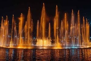 Dubai: Big Bus Panoramic Night Tour & Optional Dinner Cruise