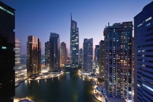 Dubaï : Visite nocturne panoramique en Big Bus et croisière dînatoire en option.