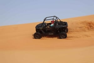 Dubai: Conducción en dunas en buggy, Sand Boarding, paseo en camello y espectáculo