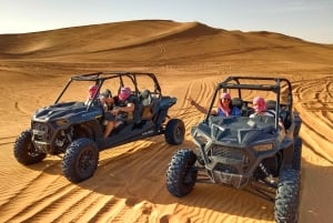 Dubai: Conducción en dunas en buggy, Sand Boarding, paseo en camello y espectáculo