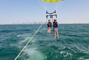 Dubai: Burj Al Arab Parasailing, iskrem, bilder og videoer