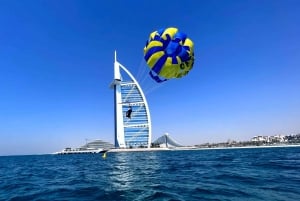 Dubai: Burj Al Arab Parasailing, iskrem, bilder og videoer