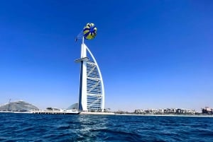 Dubai: Burj Al Arab Parasailing, iskrem, bilder og videoer