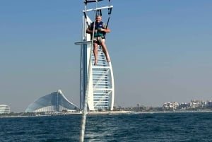Dubai: Burj Al Arab Parasailing, iskrem, bilder og videoer