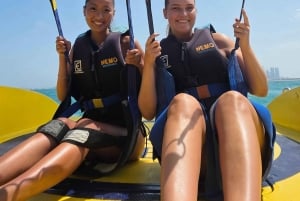 Dubai: Burj Al Arab Parasailing, iskrem, bilder og videoer