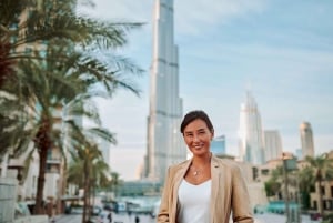 Dubái: sesión de fotos en el Burj Khalifa, el Dubai Mall y las fuentes