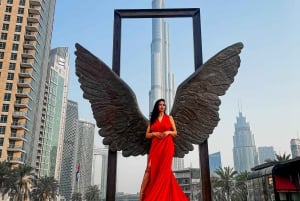 Dubai: Burj Khalifa Flying Dress Videography Shoot